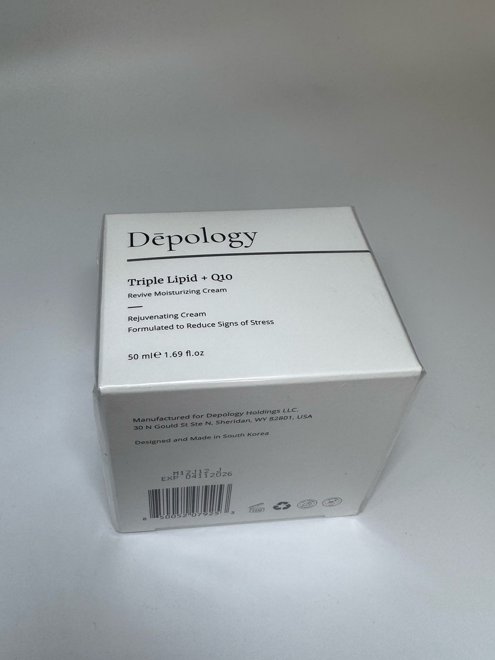 depology Triple Lipid+Q10 Facial Moisturizer - depology Moisturizer NWT - Picture 2 of 5